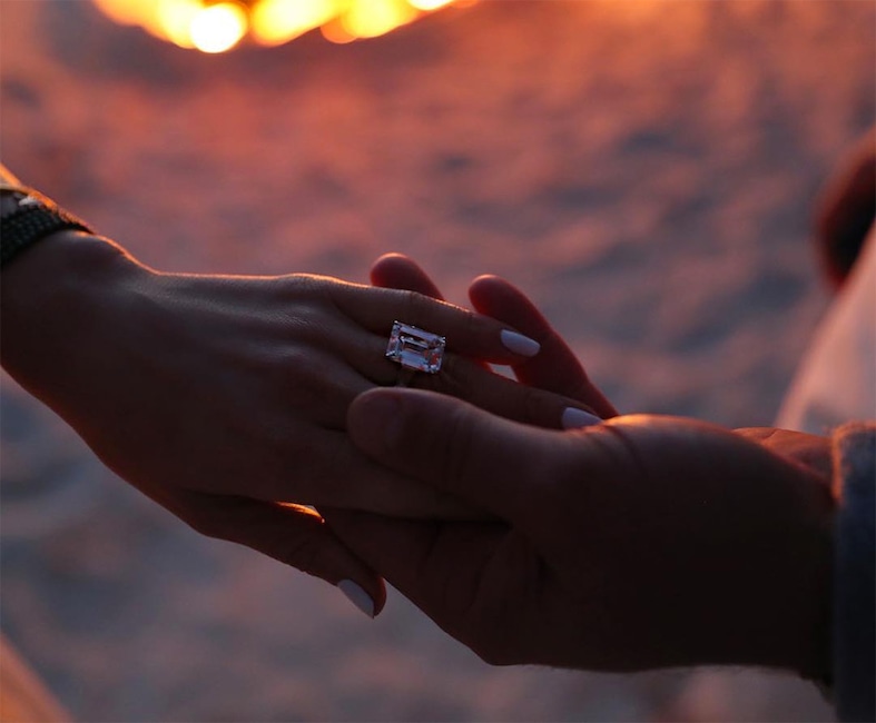 Jennifer Lopez, Alex Rodriguez, Engagement Ring